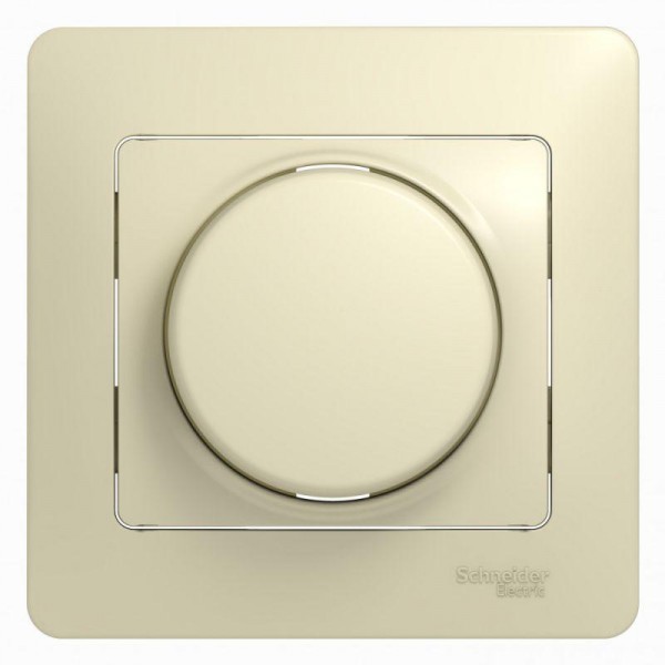  Светорегулятор (диммер) Glossa LED RC 630Вт/В.А в сборе беж. SchE GSL000237 