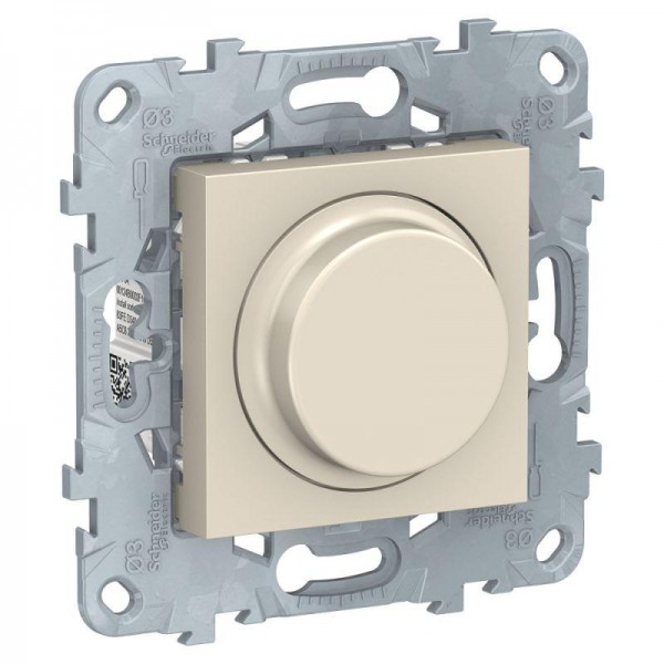  Светорегулятор UNICA NEW LED Wiser повор-наж универс. 7-200Вт беж. SchE NU551644 