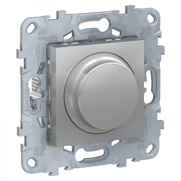  Светорегулятор UNICA NEW LED Wiser повор-наж универс. 7-200Вт алюм. SchE NU551630 