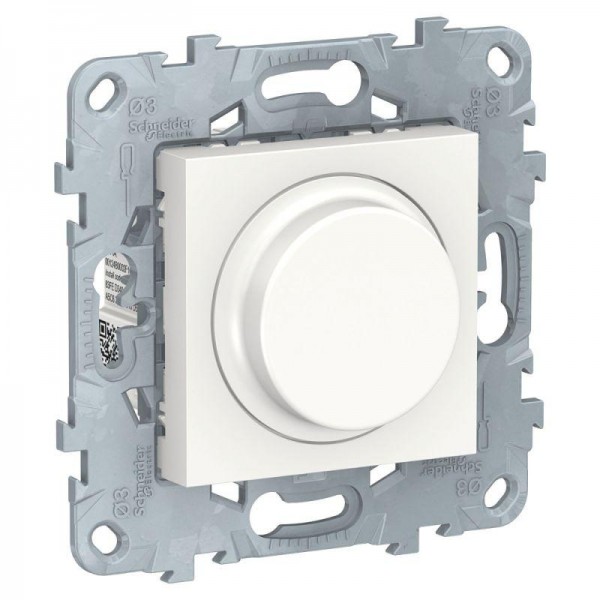  Светорегулятор UNICA NEW LED Wiser повор-наж универс. 7-200Вт бел. SchE NU551618 