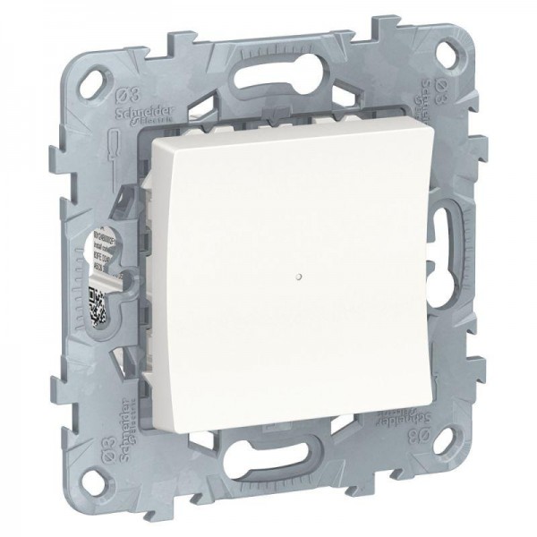  Светорегулятор UNICA NEW LED Wiser нажимной универс. 7-200Вт бел. SchE NU551518 