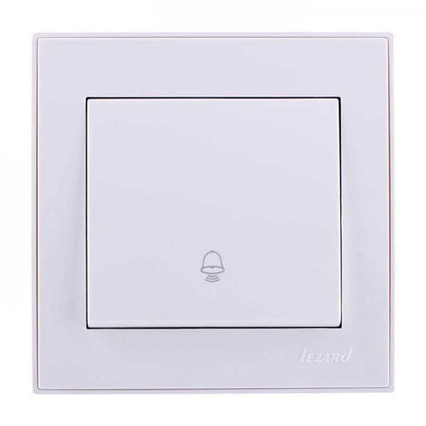  Кнопка звонка Рейн бел. LEZARD 703-0202-103 
