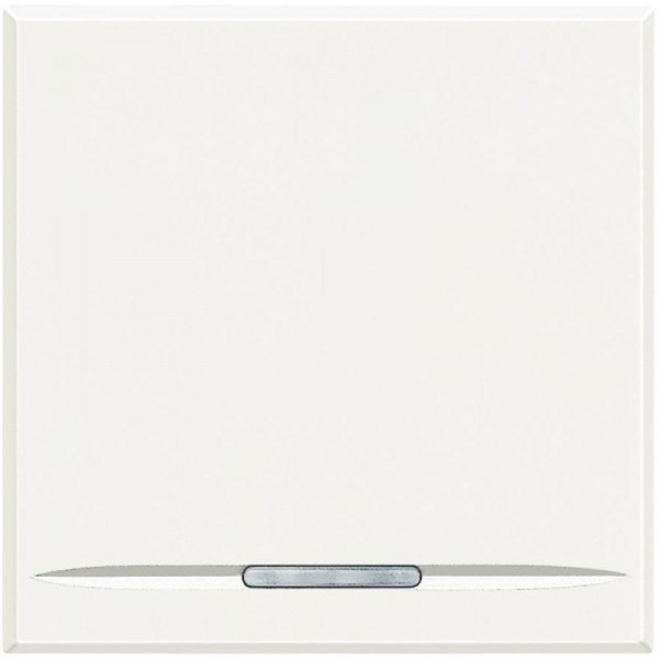  Кнопка 1п (NO) 16А 250В 2мод. Axolute бел. Leg BTC HD4055M2 