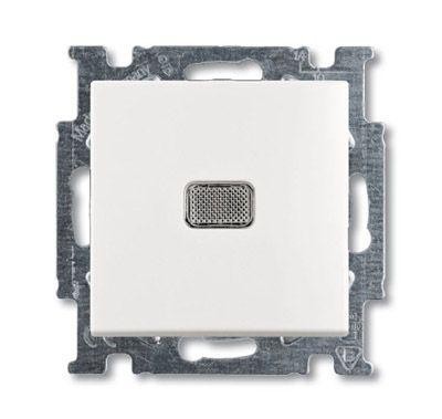  Механизм выключателя кноп. Basic с N ал. бел. ABB 2CKA001413A1081 