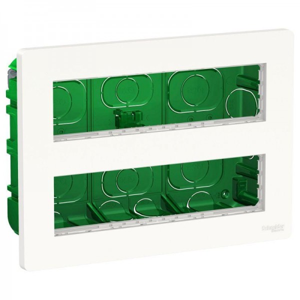  Блок СП UNICA SYSTEM+ 2х4 антибакт. SchE NU171820 