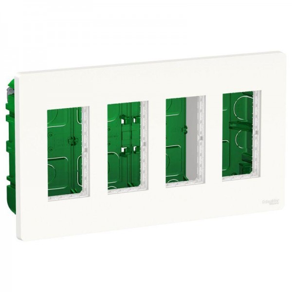  Блок СП UNICA SYSTEM+ 4х2 бел. SchE NU174418 