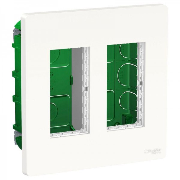  Блок СП UNICA SYSTEM+ 2х2 бел. SchE NU172418 