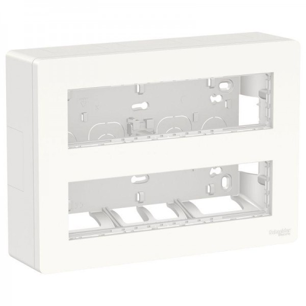  Блок ОП UNICA SYSTEM+ 2х4 антибакт. SchE NU121820 