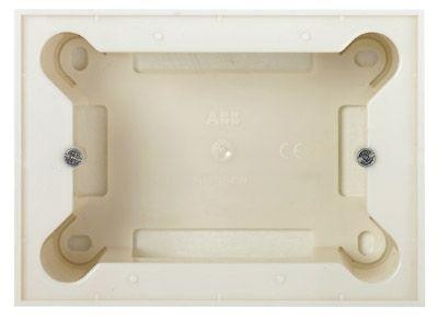  Цоколь для открытой установки на 1-2-3мод. без рамки Zenit бел. ABB 2CLA299300N1101 
