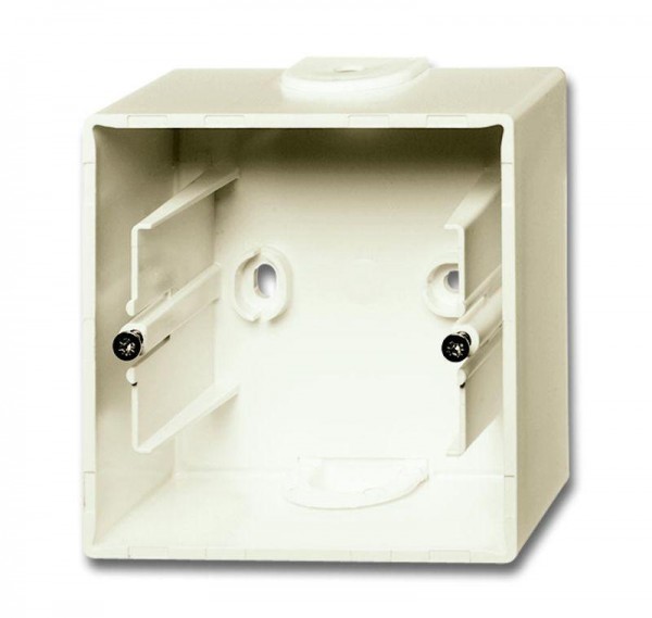  Коробка для открытого монтажа 1 пост Basic 55 сл. кость ABB 2CKA001799A0971 