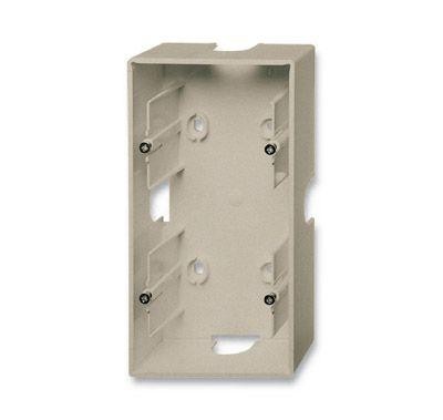  Коробка для открытого монтажа 2 поста Basic 55 шампань ABB 2CKA001799A0963 