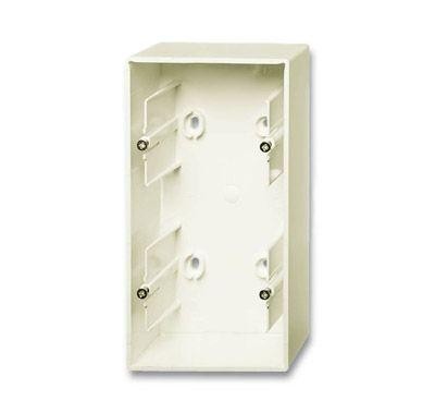  Коробка для открытого монтажа 2 поста Basic 55 сл. кость ABB 2CKA001799A0972 