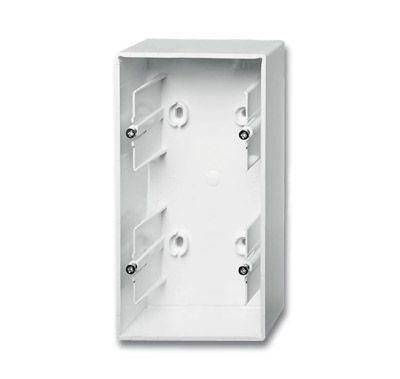  Коробка для открытого монтажа 2 поста Basic 55 альп. бел. ABB 2CKA001799A0975 