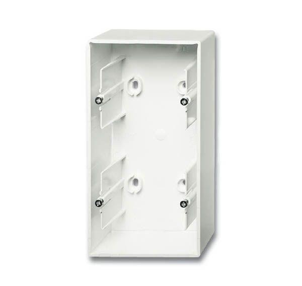  Коробка 2 поста для открытого монтажа future бел. бархат ABB 2CKA001799A0922 