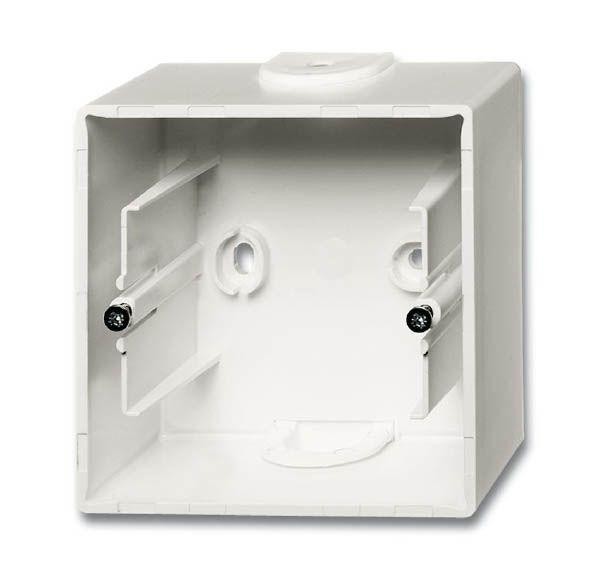  Коробка 1 пост для открытого монтажа future бел. бархат ABB 2CKA001799A0921 