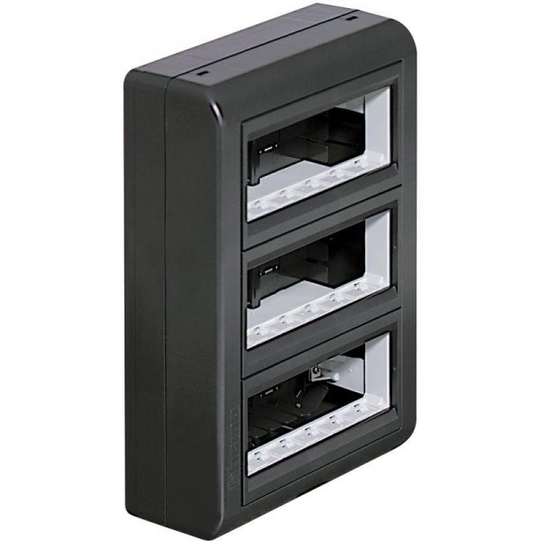  Коробка настен. с супортом и декоративной накладкой (173х247х65) Living Leg BTC 150418GR 