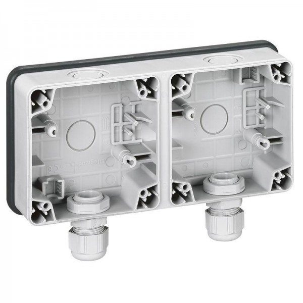  Коробка PLEXO 2поста составная Leg 090493 