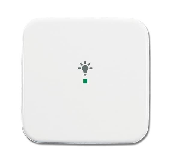  Клавиша одинарная освещение альп. ABB 2CKA006220A0185 