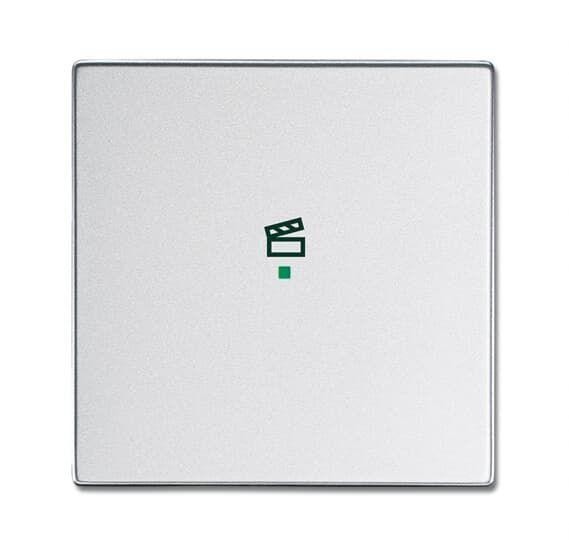  Клавиша одинарная сцена сер.алюм. ABB 2CKA006220A0147 