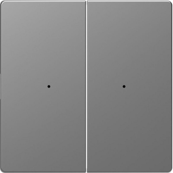  Клавиша двойная Merten D-Life PlusLink без символов SD нерж. сталь SchE MTN5220-6036 