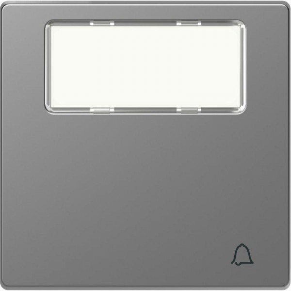  Клавиша для 1-кл. звонка Merten D-Life с полем для надписи SD нерж. сталь SchE MTN3365-6036 