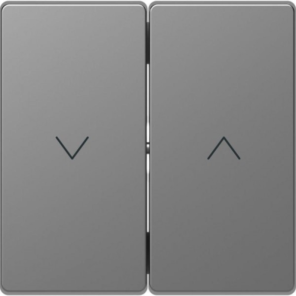  Клавиша-кнопка Merten D-Life для жалюзи SD нерж. сталь SchE MTN3855-6036 
