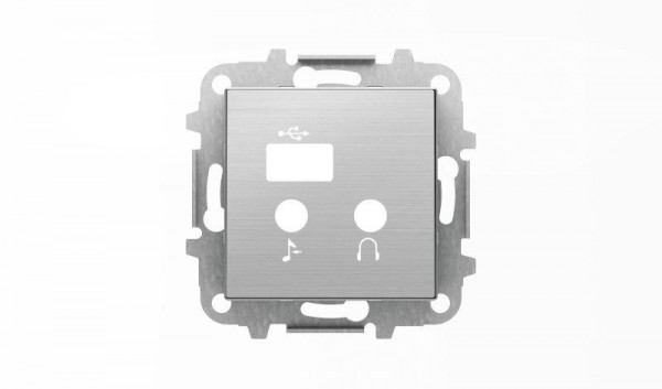  Накладка для механизма медиа-комбайна арт.9368.3 SKY нерж. сталь ABB 2CLA856830A1401 