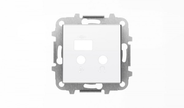  Накладка для механизма медиа-комбайна арт.9368.3 SKY альп. бел. ABB 2CLA856830A1101 