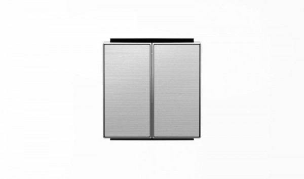  Клавиша для 2-кл. выкл./перекл./кнопок SKY нерж. сталь ABB 2CLA851100A1401 