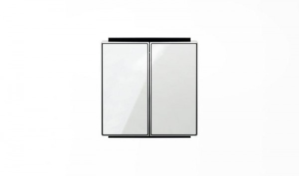  Клавиша для 2-кл. выкл./перекл./кнопок SKY стекло бел. ABB 2CLA851100A2101 