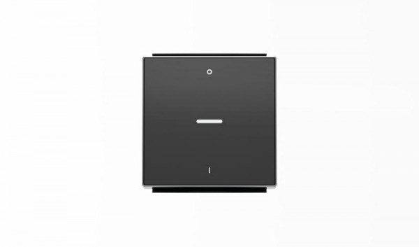  Клавиша для 1-кл. выкл./перекл./кнопок с символом "I/O" и линзой подсветки SKY черн. бархат ABB 2CLA850140A1501 