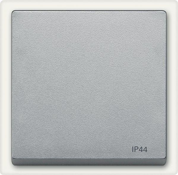  Клавиша 1-кл. Merten IP44 алюм. SchE MTN433060 
