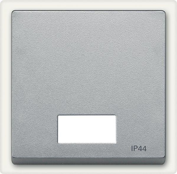  Клавиша 1-кл. Merten с инд. IP44 алюм. SchE MTN433760 