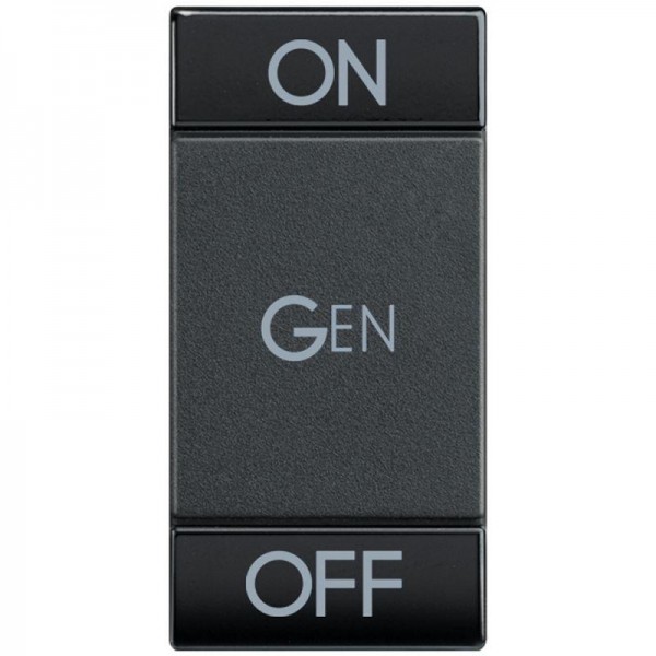  Клавиша ON OFF GEN 1мод. LL антрацит Leg BTC L4911AFN 