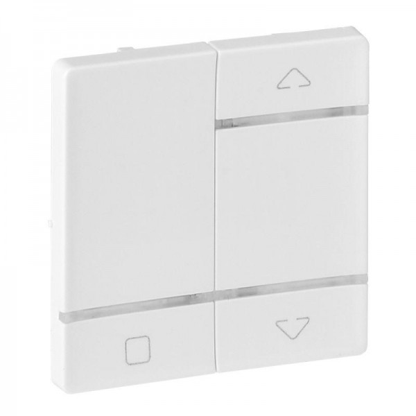  Панель лицевая Valena Life MyHome Play Zigbee для радиоприемного выкл.; для приводов жалюзи/рольставень бел. Leg 754724 