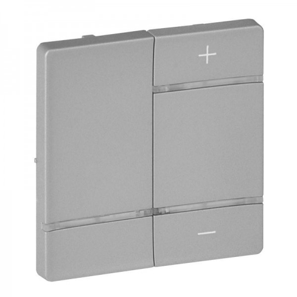  Панель лицевая Valena Life MyHome Play Zigbee для светорегулятора-радиоприемника алюм. Leg 754742 