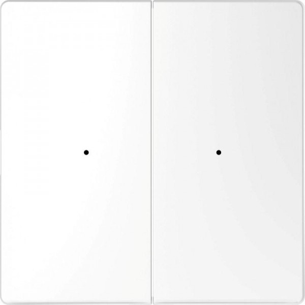  Клавиша двойная Merten D-Life PlusLink без символов SD бел. лотос SchE MTN5220-6035 