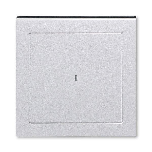  Накладка Levit для выключателя карточного серебр./дым. черн. ABB 2CHH590700A4070 