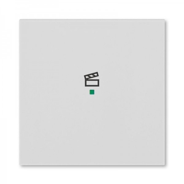 Клавиша Levit одинарная с символом сцены free@home сер. ABB 2CHH621003A4016 