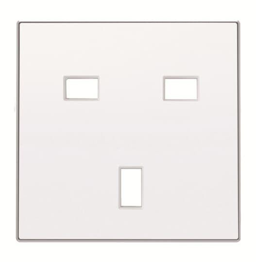  Накладка розетки 8137 SKY бел. ABB 2CLA853700A1101 