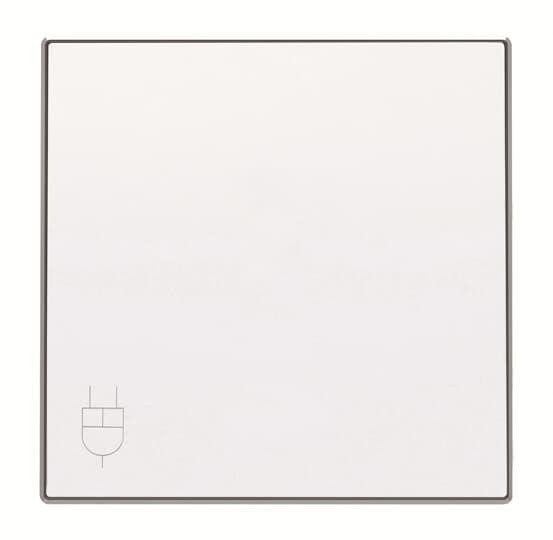  Накладка розетки с крыш. SKY ал.бел. ABB 2CLA858810A1101 