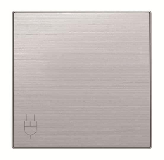  Накладка розетки с крыш. SKY нерж.сталь ABB 2CLA858810A1401 