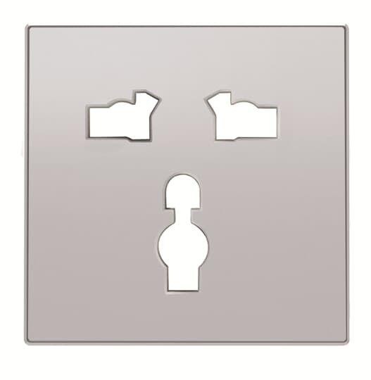  Накладка розетки 8139 SKY AgAl ABB 2CLA853900A1301 