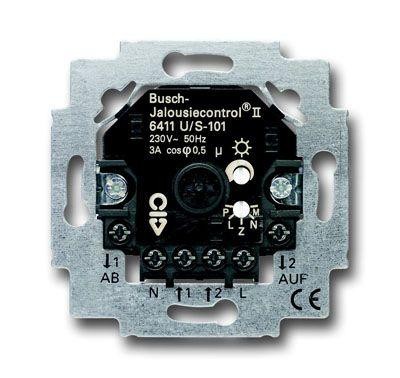  Механизм электрон. выкл. жалюзи Busch-Jalousiecontrol с возможностью подключения датчиков 3А ABB 2CKA006410A0380 