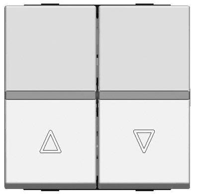  Механизм выключателя жалюзи клавишный с фикс. 2мод. Zenit шампань ABB 2CLA224410N1901 