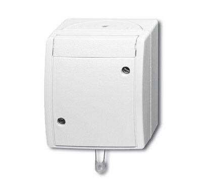  Выключатель жалюзи без фикс. для открытого монтажа IP44 ocean сер./сине-зел. ABB 2CKA001442A0469 