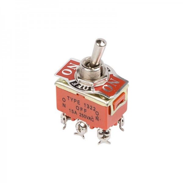  Тумблер 250В 15А (6с) ON-OFF-ON 2п (KN-203) Rexant 36-4132 