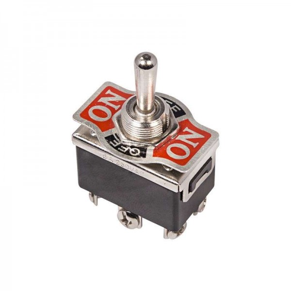  Тумблер 250В 10А (6с) ON-OFF-(ON) 2п (KN-213) Rexant 36-4171 