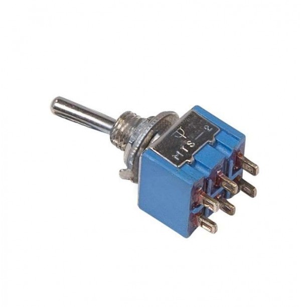  Тумблер 250В 3А (6c) ON-ON 2п Micro (MTS-202) Rexant 36-4020 