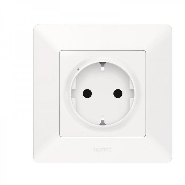  Розетка умная 2К+З Valena Life 16А 230В бел. Netatmo 752194 